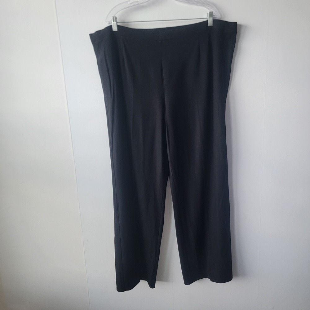 eileen fisher women's Stretch pull on elastic waist  Pant sz 2X minimalist